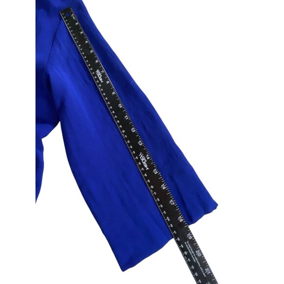 Fridaze Women's Linen Redefined Open Front Cardigan Sweater XL Blue *READ - Picture 10 of 12